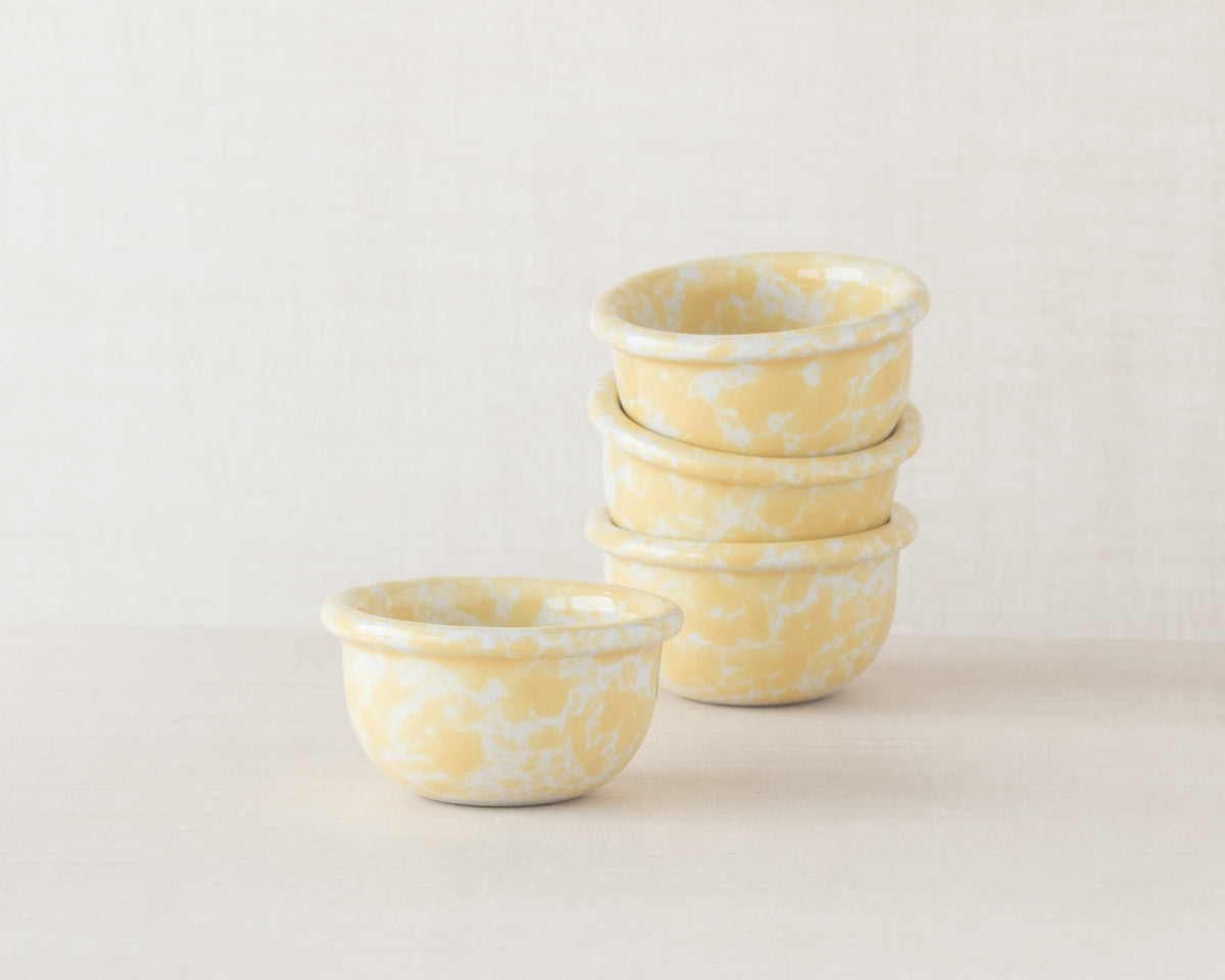 Morning Glory Yellow Butter Crock.