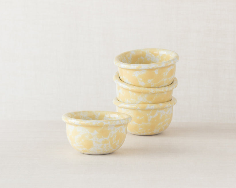 Morning Glory Yellow Butter Crock.