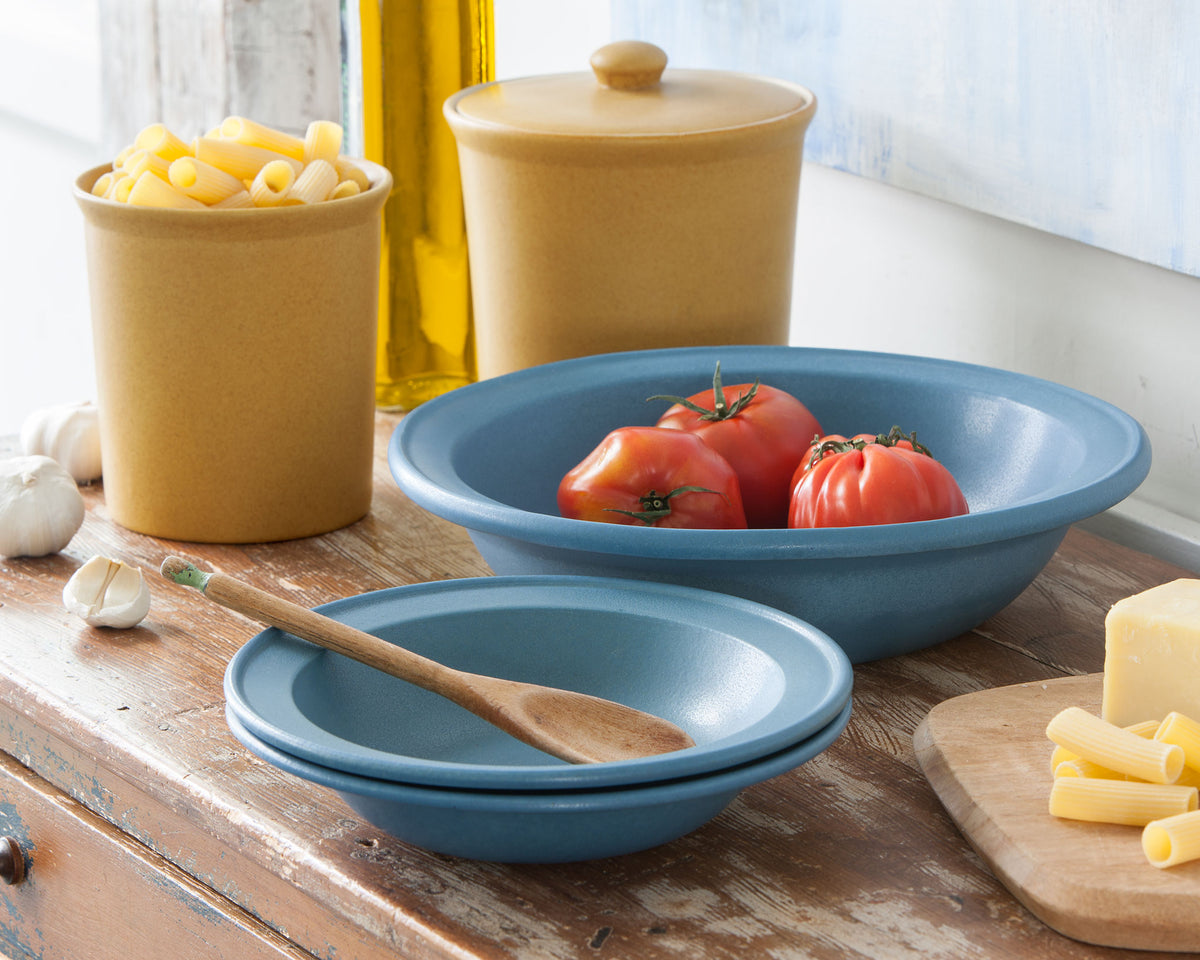 Rimmed Serving Bowl