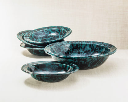 5-Piece Rimmed Serving Bowl Set