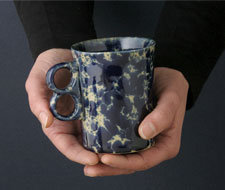 Blue Agate Trigger Mug